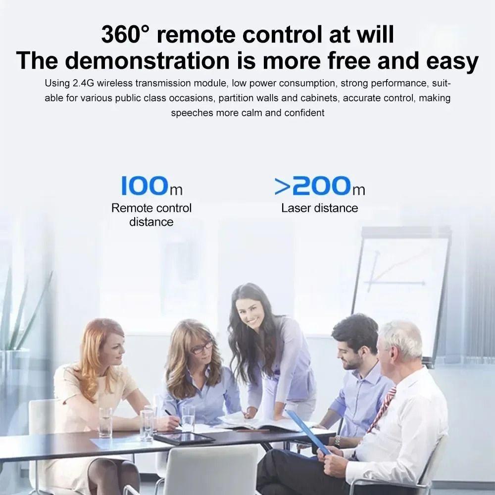 Infrared Presentation Clicker 2.4GHz PPT Presenter Multimedia Page Turner Projector Presentation