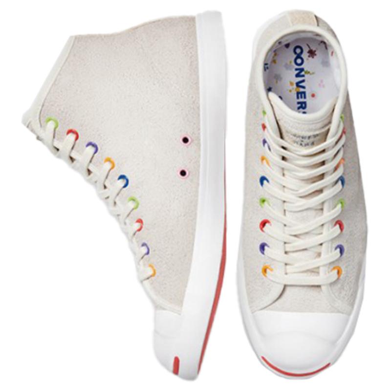 Converse Высокие парусиновые кеды Jack Purcell Унисекс Искусственный белый мех