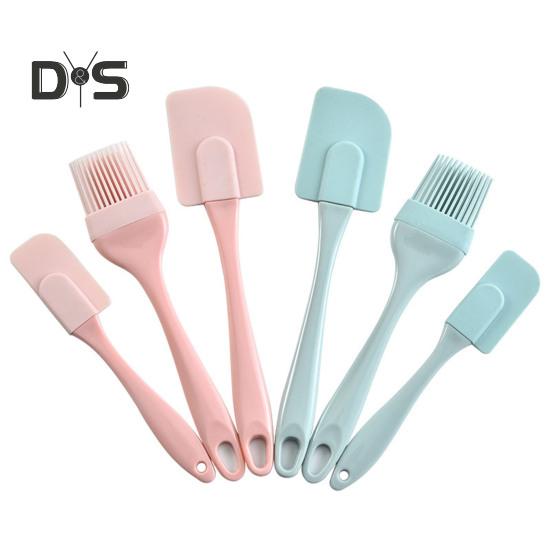 Набор лопаток для торта Super Wind, 3 шт./компл., портативный антипригарный силиконовый скребок для крема «сделай сам», набор шпателей для кухни