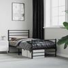 Maison Exclusive - Cadre de lit métal sans matelas avec pied de lit noir 80x200 cm
