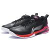Li Ning Speed SE Fabric Synthetic Leather Shock Absorption Non-Slip Wear-Resistant Low-Top Badminton Shoes Unisex Shoes Black Red AYZS018-2