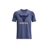 Letter Pattern Crew Neck Short Sleeve T-Shirt Men Tops Blue 1380520-480