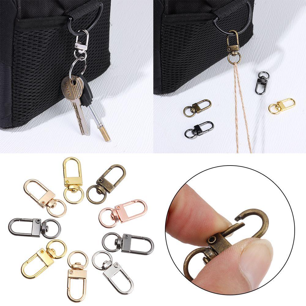 Metal DIY KeyChain Bag Part Accessories Lobster Clasp Hook Bags Strap Buckles Collar Carabiner Snap