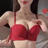 FallSweet Push Up Strapless Bra Women Front Closure Bras Sexy Underwear Wireless Brassiere Add Cup Bra Ladies Lingerie