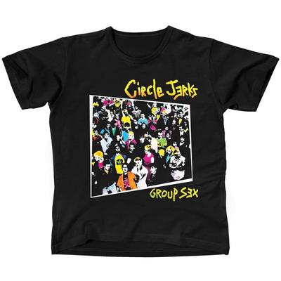 Мужская футболка Circle Jerks Групповой секс Размер Medium Черный