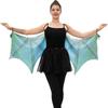 Role Play Green Purple Wings One Size Dragon Demon Wings Women's Dragon Horn Wings  Adult