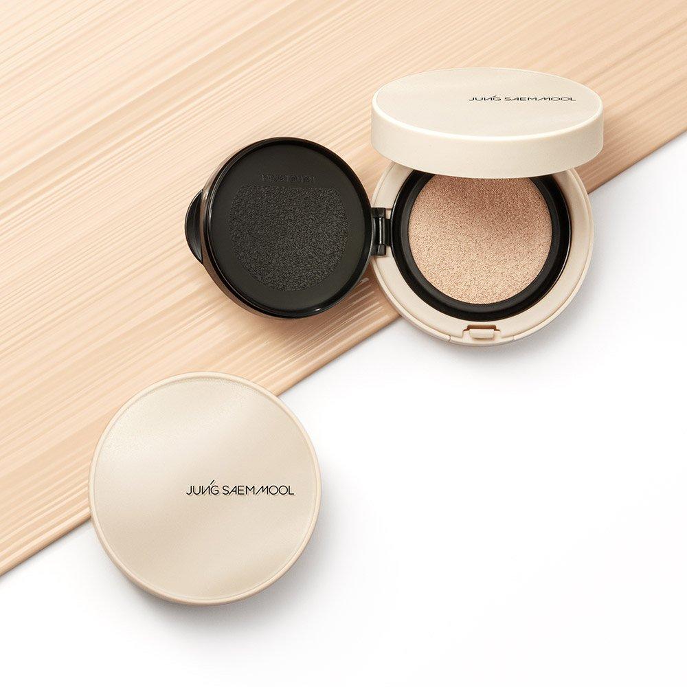 JUNGSAEMMOOL Тональный кушон Skin Nude Cover Layer 14 г (включая заправку 14г) + Ампула 5 мл x 2 + Тональный крем Nude 5 мл