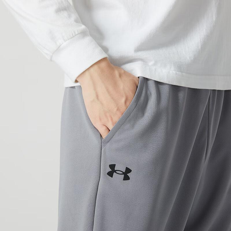 Under Armour Однотонный повседневный пуховик с капюшоном, дышащие повседневные трикотажные спортивные брюки, спортивный комплект унисекс 23600801-009+23600704-014