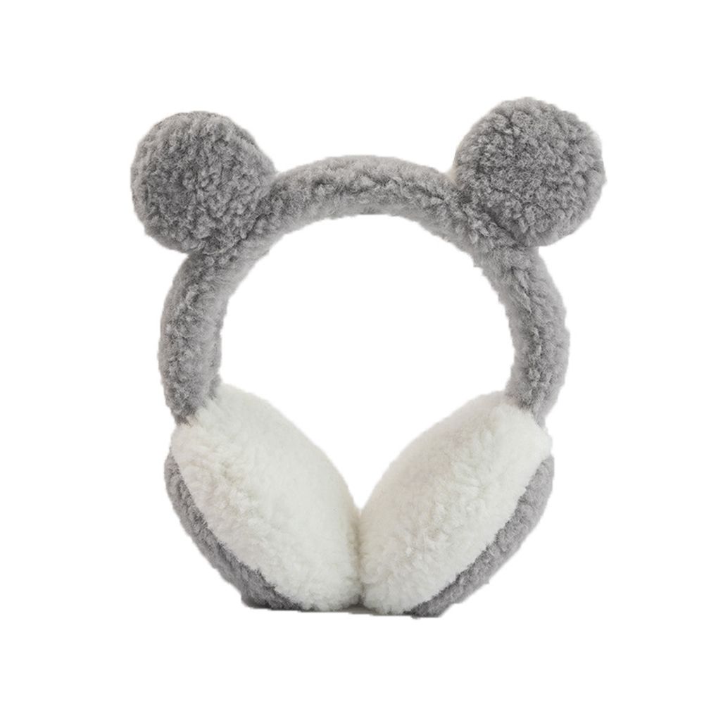 Children Bear Ear For Girls Warmer Headband Women Earmuffs Winter Ear Cover Korean Plush Earlap