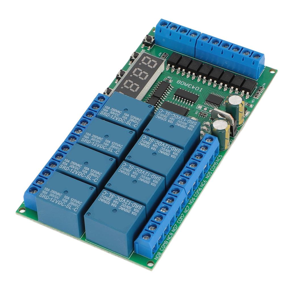 Timer Delay Relay Module IO43A08 8 Channel Multifunction Loop Interlock Self Locking Momentary Bista