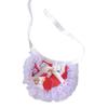 Dog Saliva Scarf Cartoon Pattern Lace Rim Cotton Pet Bib Dog Saliva