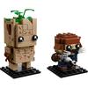LEGO Brickheadz Groot Rocket Raccoon, Guardians Of The Galaxy Building Blocks 189 41626