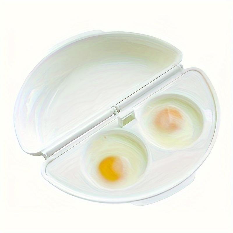 Microwave Egg Cooker Ring Mold, Plastic Omelette Poacher Maker for Breakfast Kitchen