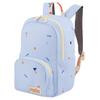 Puma X Tiny Collaboration Logo Print Zipper Fabric Backpack Women Backpack Blue 07877201