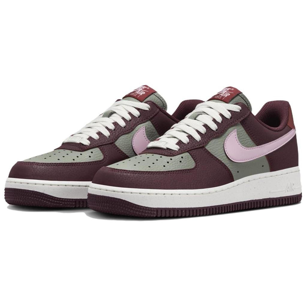 Nike Air Force 1 Low 07 Next Nature Burgundy Crush (Womens) Women Sneakers Pink-Foam Dark-Stucco HQ4047-600