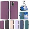 Кожаный чехол-книжка для OPPO A60 4G A38 4G A18 4G A58 4G A98 5G A78 5G A78 4G A17 A57 4G A76 4G Чехол с держателем для карт Fudda