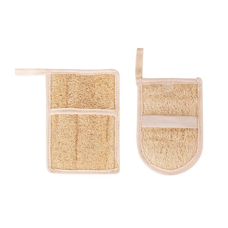 Eco-Friendly Natural Loofah Exfoliating Sponge Gentle Body Scrubber Removes Dead Skin for Home Shower Bath