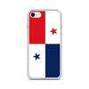Coque iPhone - Drapeau Panama - iPhone SE 2020 - Souple - Multicolore - Verticale