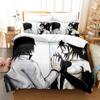Мода Аниме 3D The Bleach Постельные комплекты Набор пододеяльника с наволочкой Двуспальный Полуторный Двуспальный Кинг Постельное белье Домашний текстиль