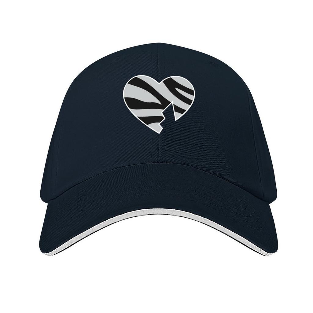 HBK BB 97 BlackWhite Heart Collage Baseball Cap Rugby luxury caps funny hat Dropshipping For Women 2025 Mens