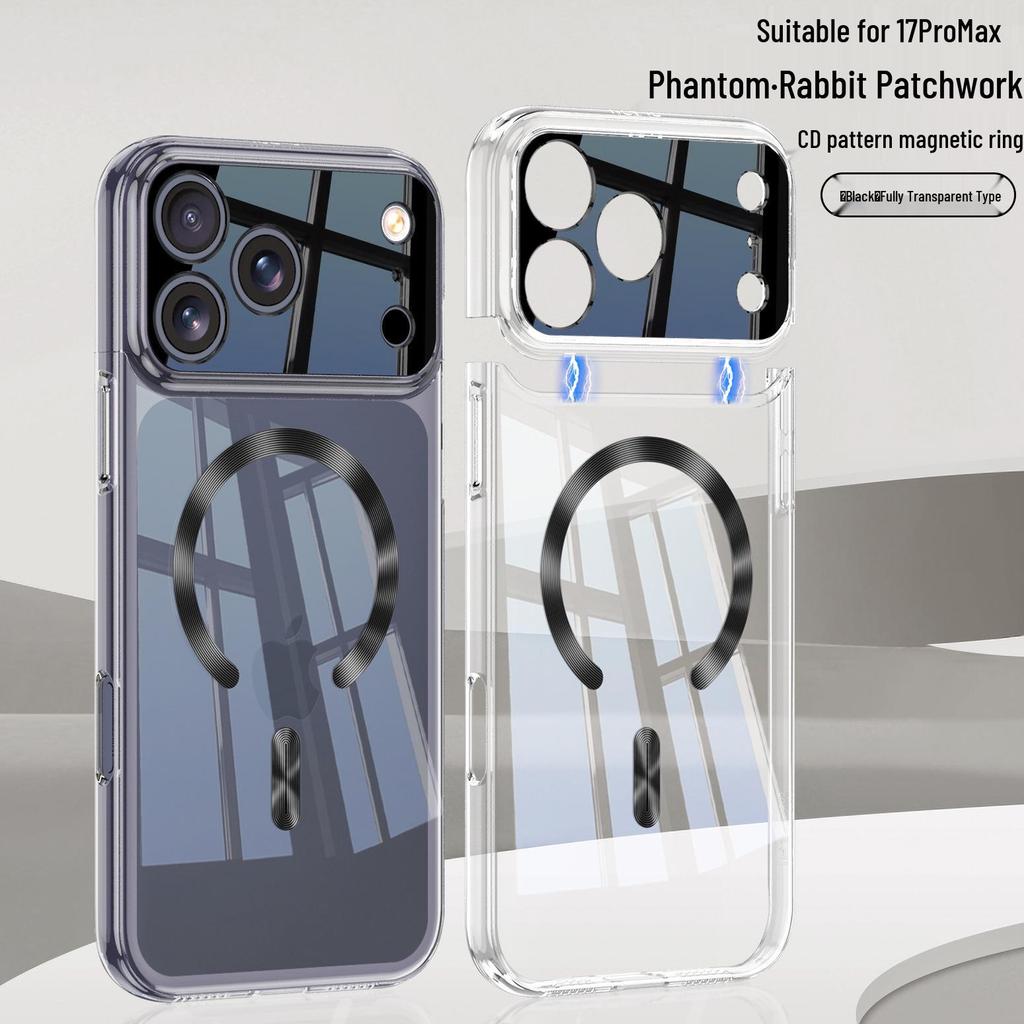 Прозрачный чехол MagSafe для iPhone 17 Pro/Pro Max - Не желтеющий и гальванизированный