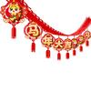 Chinese New Year Good Luck String Garland Happy Lunar New Year Hanging Banner 2026 Spring Festival Bunting Garland for Home Office Backdrop Decoration