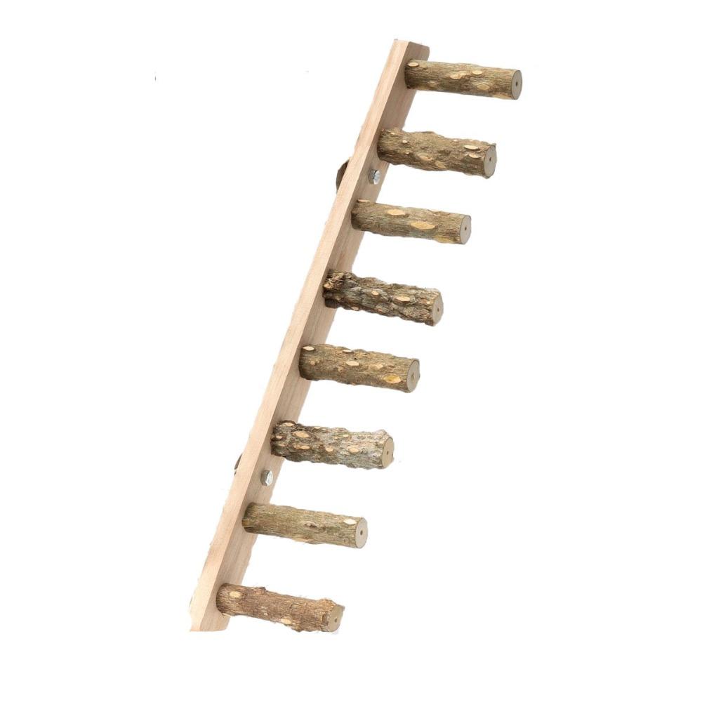 Wear-resistant Bird Cloud Ladder 4/6/8 Step Parrot Grinding Claws Stick Hamster