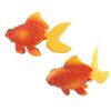 Забавные искусственные пластиковые плавающие рыбы, аквариум, украшение, орнамент, пейзаж