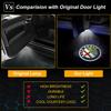 2026 Hot Alfa Romeo 2Pcs Car Door Welcome Light Led HD Projector Lamp Courtesy Lights For Alfa Romeo 4C 159 166 Spider Giulia 15