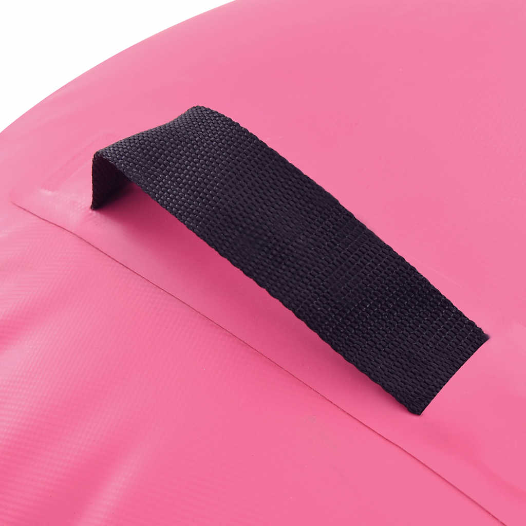 Inflatable Gymnastics Roller with Pump 100 x 60 cm PVC Pink