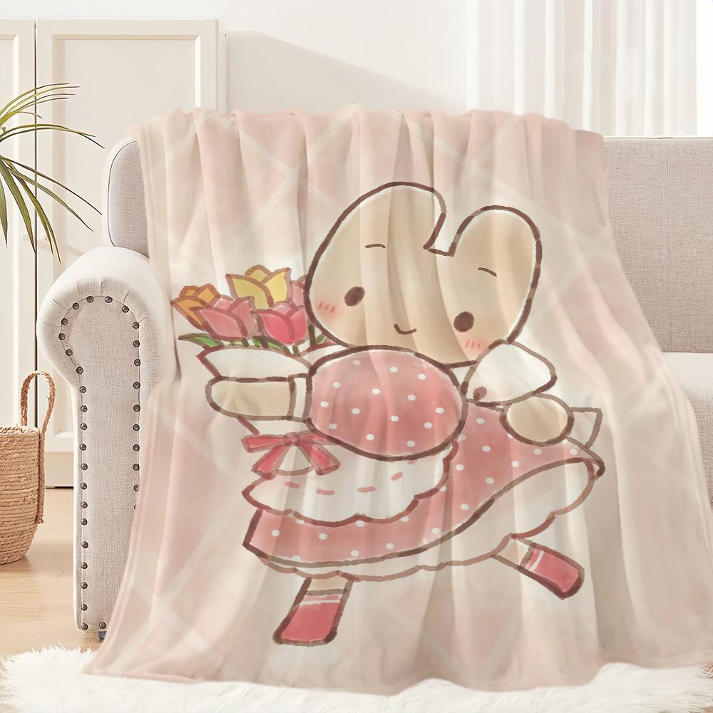 Мультяшное одеяло M-Marron C-Cream, милое плюшевое одеяло, коврик для дивана, для S-Sanrio, гостиной, офиса, спальни, день рождения, дома, в поездку, подарки для детей