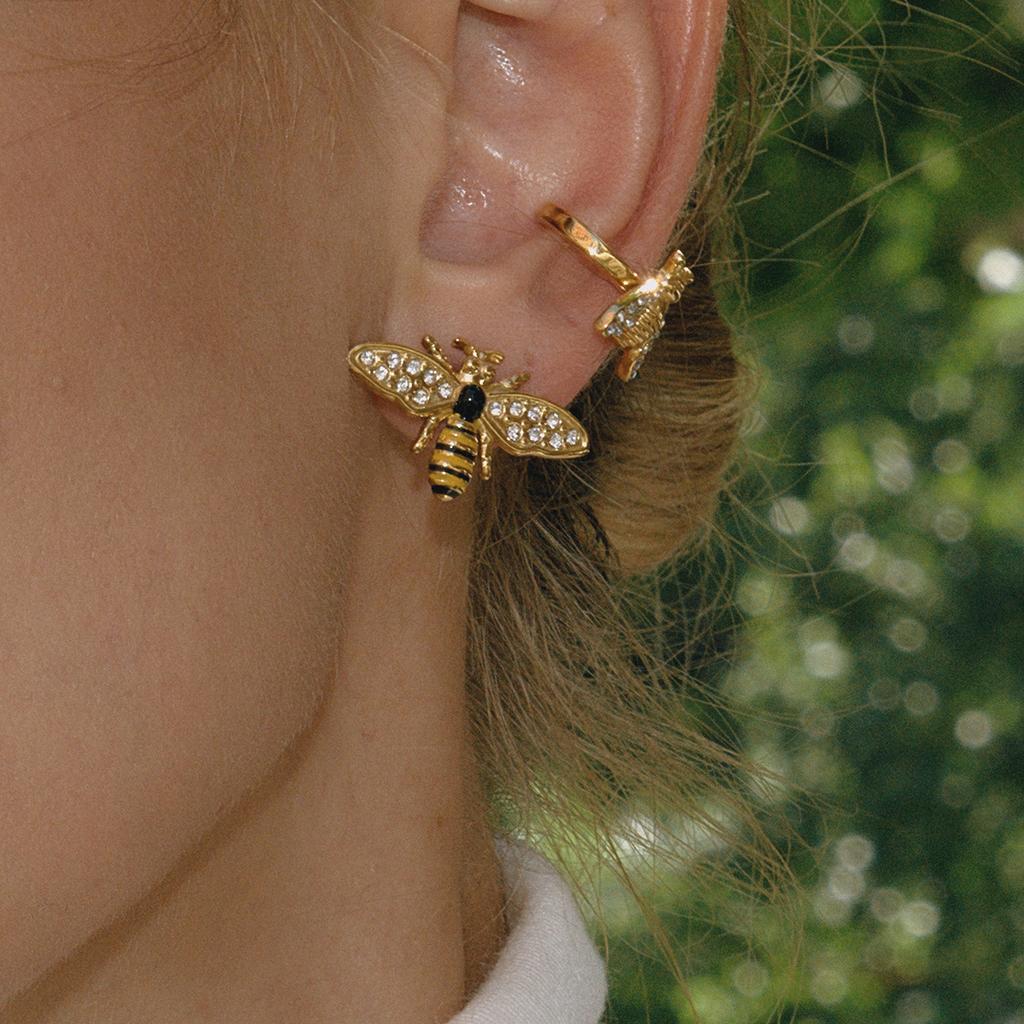 Браслет и серьги JYL TS с дизайном пчелы приносят промышленность и благословения