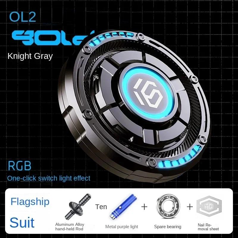 Fidget Spinner Papa Coin Push Card Stress Reliever Toys  Metal Fingertip Gyroscope Alloy Spinning Top Desk Edc For Adults Kids