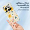 For Xiaomi 15 Ultra Case Yellow Floral and Leaves Pattern Printing Straight Edge TPU Phone Back Cover