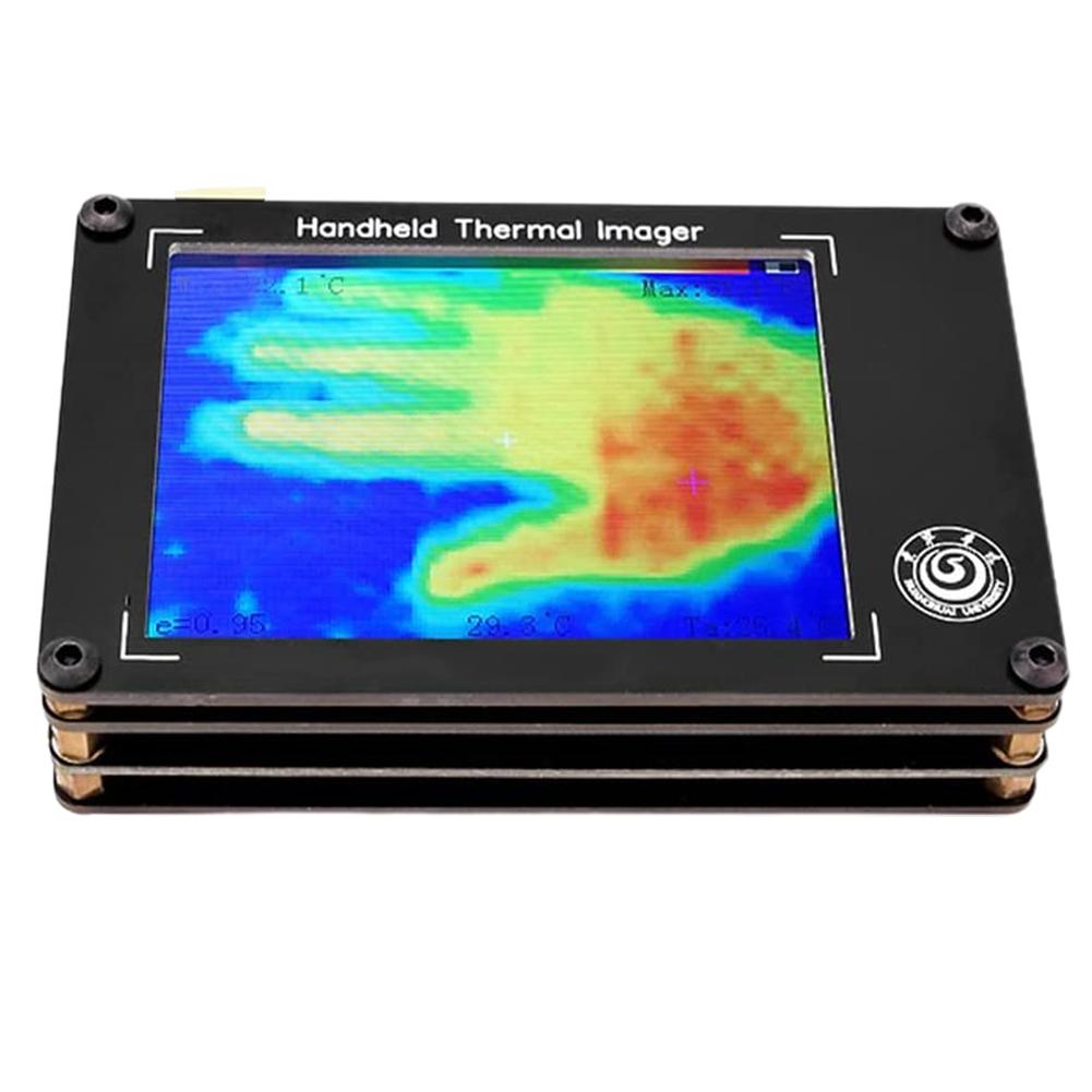MLX90640 3,4-дюймовый ЖК-цифровой тепловизор Компактный инструмент для проверки тепловизионной камеры