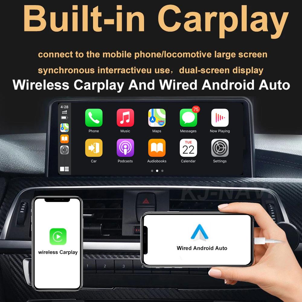 10,25-дюймовый IPS-экран, автомобильное радио, стереовидеоплеер, GPS-навигация для BMW 3 серии E90 E91 E92 E93 2005 - 2012, система Android 14