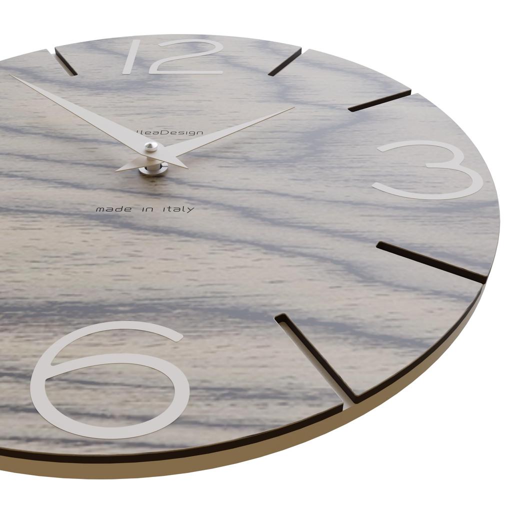 Настенные часы CalleaDesign SMILE Sand Grey