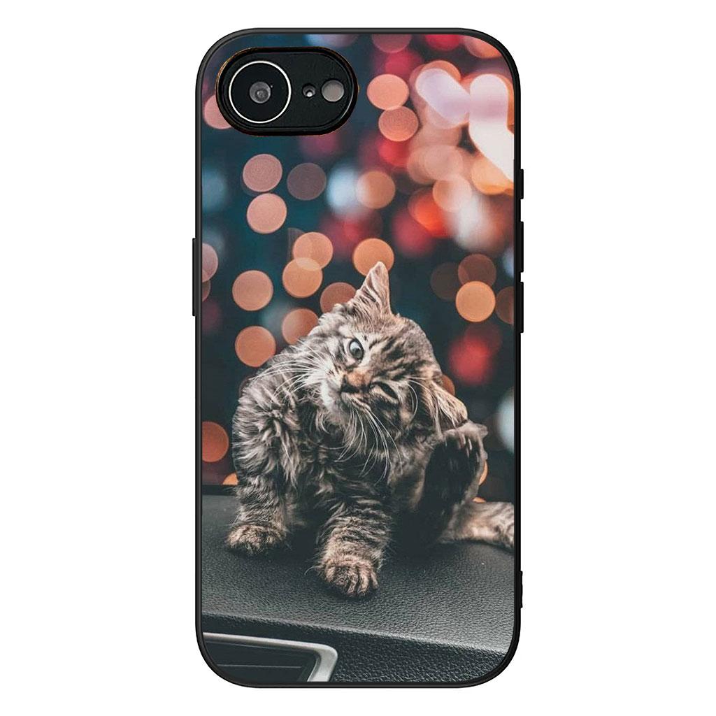 Чехол для Apple iPhone 16 15 14 Plus 13 12 Mini 17 Pro Max + ProMax 16E Air 16+ 15+ Coque Чехол для телефона Котенок Кошка