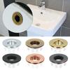 Tub Drain Stopper Round Ring Overflow Covers Trim Ring Cap Sink Hole Cover Basin Insert Replacement
