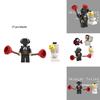 Interactive Diy Toy Set Abs Plastic Building Blocks Toilet Man Vs Invincible Warrior 0-38 Pieces