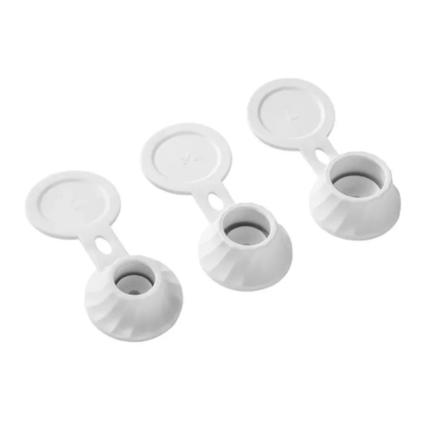 Reusable Inverted Bottle Emptying Caps Set Transfer Adapters Connector Flip Bottle Cap for Lotion Shampoo Kitchen Liquid Dispens