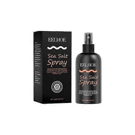 Sea Salt Spray, Natural Finish Sea Salt Spray for Hair, Volumizes & Texturizes, Infused with Kelp & Vitamin B5, Light & Non-Greasy, Paraben, Sulfate