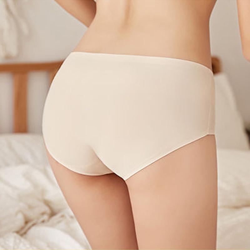 Нижнее белье Ice Silk, бесшовные трусики, женские интимные трусы, трусы больших размеров для девочек, несколько вариантов цветов, женское нижнее белье