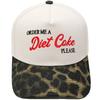 Diet Coke Embroidery Color Matching Truck Driver Baseball Cap Fun Men's and Women's Casual Shade Dad Hat