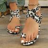 Модные Новые Летние Принты Модные Женские Сандалии Повседневные Туфли с Застежкой-Клипсой и Открытым Носком для Женщин Клинья Платформа Сандалии Обувь Женская