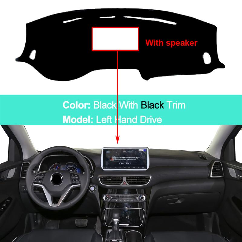 Anti-Slip Car Inner Dashboard Cover DashMat For Hyundai Tucson Rug Carpet Cushion Sun Shade Pad Protector
