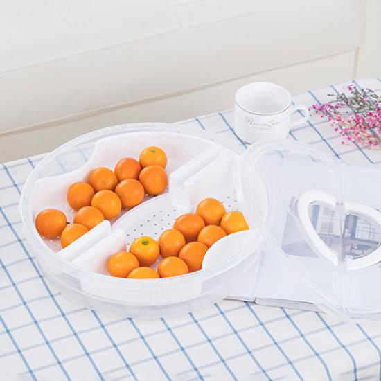 Персонализированный переносной контейнер для влаги с крышкой, пластиковая коробка для сухофруктов PPS, большая креативная коробка для закусок в гостиную, поднос для конфет