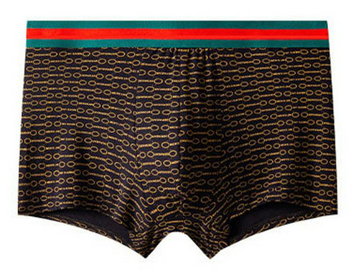 "Мужские трусы-боксеры из высококачественного шелка Ice Silk: Удобный, приятный для кожи, дышащий"