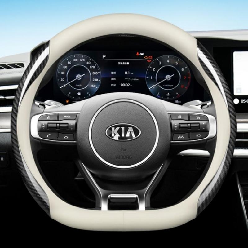 Чехол на руль автомобиля для Kia Sportage EV9 Bongo 3 Ceed Stonic Proceed Sorento Niro Soul Carnival Stinger Rio Аксессуары ljcmw22