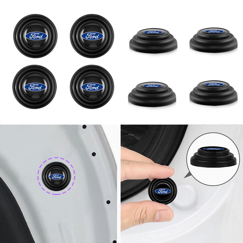 4/8/12pcs Car Door Hood Trunk Shock Absorber Cushion Pad Center Cover For Ford 2 Focus Ranger Mustang Fiesta Kuga Escape Mondeo WM9